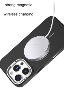 适用于iphone 15 Pro Max手机外壳磁性装甲TPU后盖I手机14 13 12 11 16支架支架手机外壳