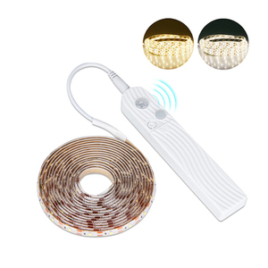 4AAA Датчик батареи Ночник 1 м/2 м/3 м 60 светодиодов/м 2835smd датчик движения водонепроницаемый PIR датчик движения светодиодная лента - Product Image 5