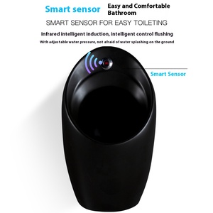 Bóng đen bán buôn hiện đại tự động-tuôn ra Wall Mount BồN TiểU lớn Gốm cảm biến BồN TiểU cho phòng tắm khách sạn và bệnh viện sử dụng - Product Image 4