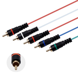 NGC分量视频5RCA YPbPr电缆数字影音输出高清图像音频视频电缆线路的高质量音频视频电缆