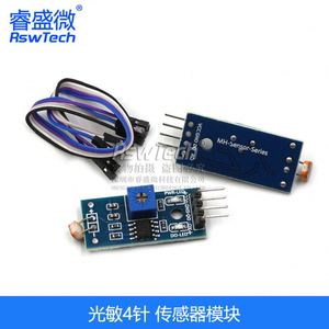 Módulo sensor fotosensible LDR de detección de luz de resistencia sensible óptica