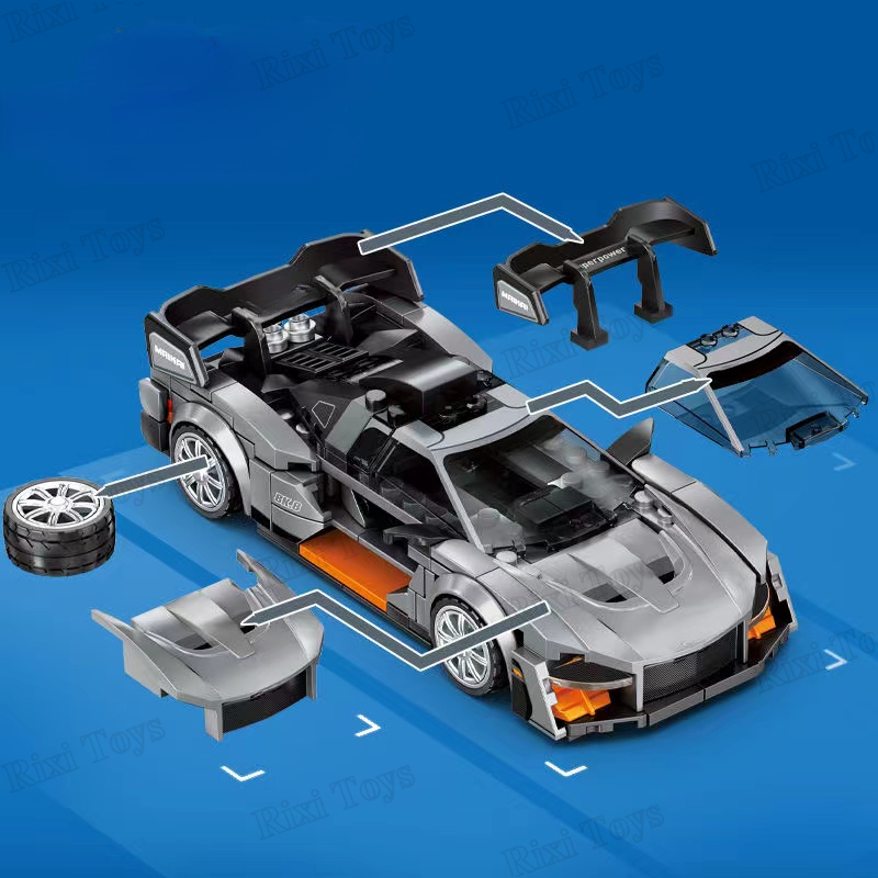 Sembo 714540-714543 Race Car Toy Building Blocks Set for Kids