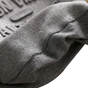 Tùy Chỉnh 100% Bông 3D Nổi Crewneck Áo Thêu Mùa Đông Áo Với Mô Hình Rắn - Product Image 3