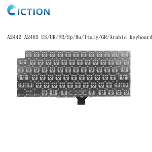 New Original <strong>Replacement</strong> for Macbook Pro 14'' 16'' M1 A2442 A2485 2021 US UK SP IT RU FR <strong>Keyboard</strong>