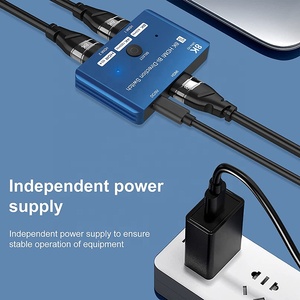 <strong>HDMI</strong> Splitter Switch 2 in 1 Out <strong>Dual</strong> Port 8K 2.1 <strong>HDMI</strong> Bidirectional Bi Directional Bi-Directional Switch Switcher Adapter