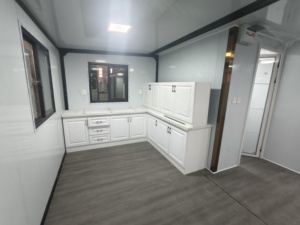 Kanada'da oteller iç<span class=keywords><strong>in</strong></span> nefes ahşap sandviç Panel açık yaşam ile 20ft genişletilebilir çelik konteyner ev