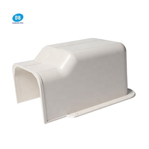 4&quot; W <strong>Entry</strong> Wall Cover Decorative PVC Line Set Cover Kit Accessories for Ductless Mini <strong>Split</strong> Air Conditioners - Product Image 1