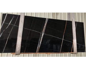 Tunisia Lauren Black and Gold <strong>Marble</strong> with White Veins, Aziza Black <strong>Marble</strong>