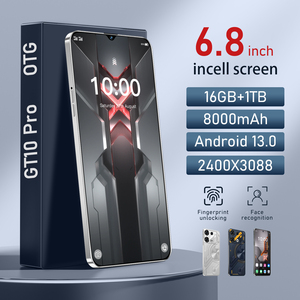 2025 GT10 Pro Max Android Smartphone Deca çekirdek CPU 6GB RAM/1TB ROM çift SIM darbeye 5G 16GB + 1TB CDMA renkli ekran - Product Image 2