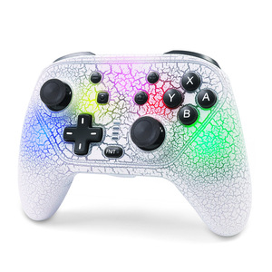 Mando inalámbrico con luces coloridas ajustables para Nintendo Switch Pro/PC/Android iOS, Mando de juego multifunción - Product Image 2