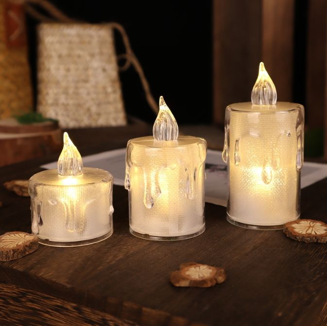 Lumière jaune de D3.5CM * H5/6.5/8CM-Warm LED