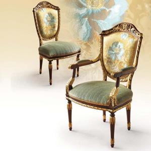 Pháp Ngai Vàng Hoàng Gia tòa án bằng gỗ phòng chờ cánh tay ghế Thạc sĩ ăn tối giọng sống phòng ăn đồ nội thất đặt cánh tay ghế - Product Image 2