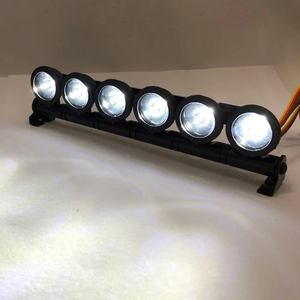 4/5/6เลนส์ RC หลอดไฟ LED ติดบาร์โคมไฟควบคุม CH3โหมดกระพริบสำหรับ1/10 1/8 Traxxas HSP HPI RC Monster trawler SHORT TRUCK - Product Image 6
