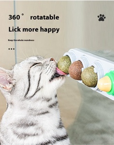 <strong>Safe</strong> Healthy 4 PackTeeth Cleaning Cat Mint Toy Snack <strong>Catnip</strong> Wall Ball Toy <strong>Catnip</strong> Cat Ball Pet Toy