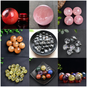 Rose Flashy Chakra Transparent 20MM Clear <strong>Mineral</strong> Diffuser Dream Tumbled <strong>Agate</strong> Living Specimen Moonstone Crystal Sphere Stands - Product Image 6