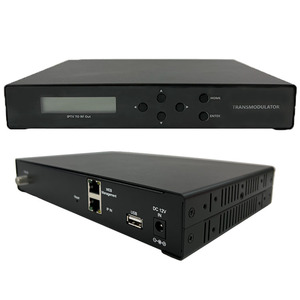 Nuevo diseño, 2 transmisiones IP HD sobre un solo convertidor de modulador transmodulador de salida QAM 2CH IP IPTV a QAM RF - Product Image 1