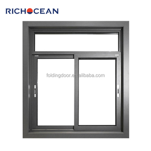 Windproof Modern Design Oem Aluminum <strong>Windows</strong> Double Tempered Glass Customized Sliding <strong>Window</strong> with Mosquito Net - Product Image 5