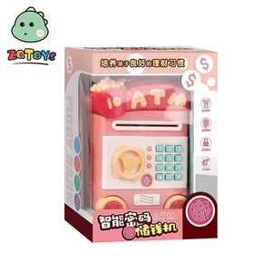 Zhiqu Đồ Chơi Đa Chức Năng Con Heo Đất Điện Ngân Hàng Trẻ Em Của Giáo Dục Di Động ATM Tiền Lưu Trữ Máy Với Âm Thanh Hiệu ứng Ánh Sáng - Product Image 2