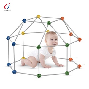 Chengji inşaat kale kiti eğitim kök oyuncak çocuklar için yaratıcı diy 3d kale boncuk çadır kale yapı kiti - Product Image 2