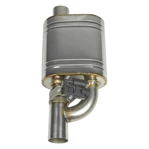 SS 304 Universal <strong>Tip</strong> 2.5&quot; Adjust Sound Value Muffler With Exhaust <strong>Valve</strong> Open and Close - Product Image 4