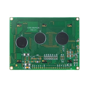 TCC 128x64 LCD-Modul stn Blau/Gelb-Grün-Bildschirm ST7920 Grafik 12864 LCD-Anzeige