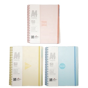 Geometry <strong>Stripe</strong> 60C Transparent PP Cover A4 College Student <strong>Notebook</strong> Spiral Transparent Pp <strong>Notebook</strong> - Product Image 1