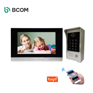 Commax 7-Inch görüntülü kapı telefonu kapı zili interkom kiti su geçirmez açık IP/WiFi ağ 2 Smartphone bağlantı biyometrik - Product Image 3