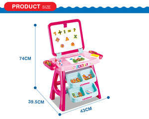 2 in 1 çift taraflı çizim masası erken okul öncesi kaynakları öğrenme oyunları çocuklar eğitici çocuk oyuncakları - Product Image 6