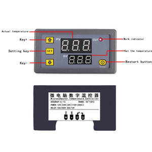 Digital Display Time Delay Relay Module Adjustable Cycle <strong>Timer</strong> <strong>Controller</strong> with <strong>Temperature</strong> Control Theory for Vehicle Car W3230 - Product Image 4