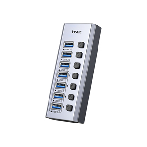 Jasoz porte 7/10 Hub 3.0 USB con interruttore On/Off Multi USB Splitter e adattatore 5Gbps espansione alimentatore per Macbook - Product Image 1