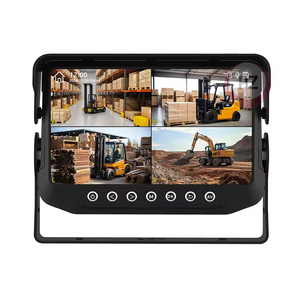 AHD 7 Inch 4 Split Screen <strong>Monitor</strong> Full Color Night Vision Reversing Camera 4-channel <strong>Input</strong> for Trucks - Product Image 2