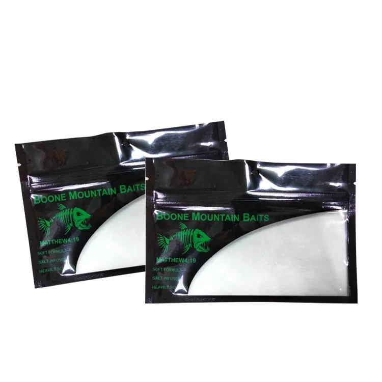 Factory customized printed fishing worm bait fishing bait packing fishing lure worm bait zipper bags
