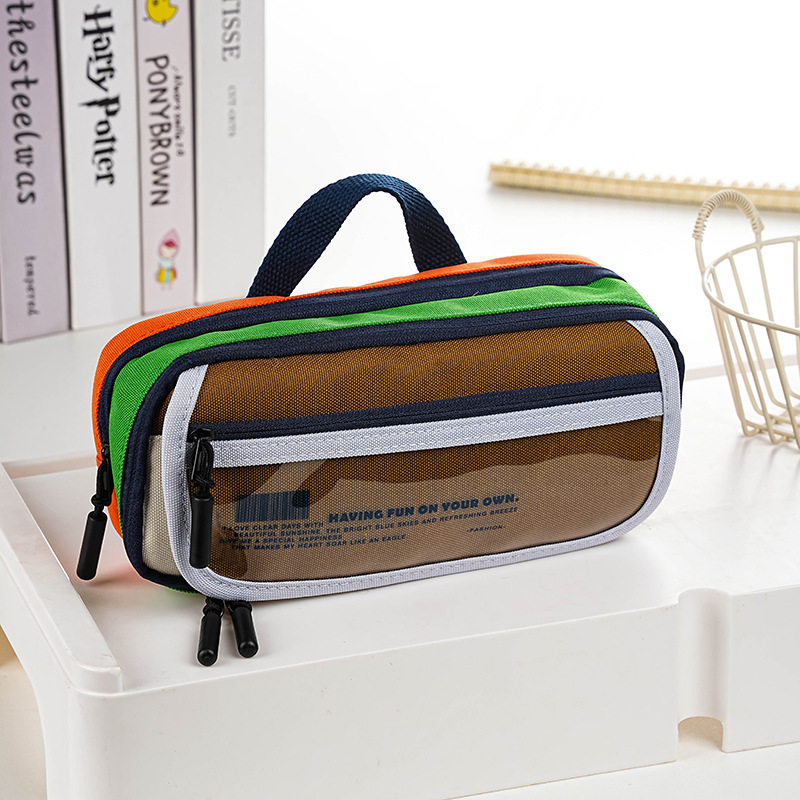 Trousse portable bleu marine