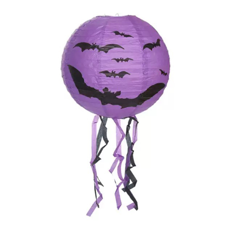 Purple-conception de chauve-souris avec des glands