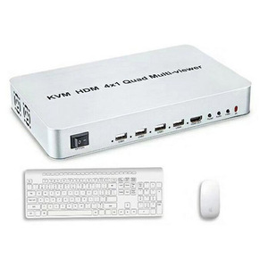 控制1台显示器中的4台计算机HDMl通用串行总线KVM开关多查看器 - Product Image 2