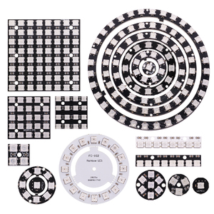 5V 1Bit 3 4Bit 7 8Bit 9 12Bit 16Bit 24Bit 32Bit 64 Bits WS2812 RGB LED Ring lampe Licht Integrierte Treiber für Arduino Diy - Product Image 1