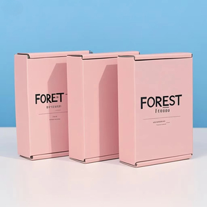小型企业瓦楞纸箱纸板包装礼品定制标志装运箱 - Product Image 1