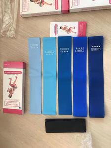 Onestsports pulseira de borracha personalizada, gradiente rosa personalizada impressa mini resistência exercício faixa