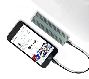 アルミニウムデュアルプロトコルGen2USB3.2外部ポータブルエンクロージャーケースm.2 NVMEssdエンクロージャー - Product Image 6