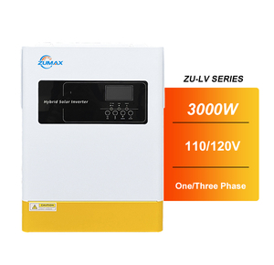 Zumax Us Standard <strong>Inverter</strong> Hybrid 3000W 3kw <strong>Input</strong> 110/120V 48V with Parallel Function Single/Split Phase for Home Use - Product Image 1