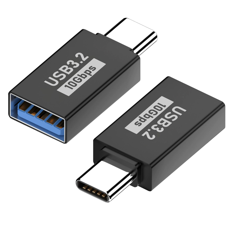 Nero 10G USB3.2 USB-C Maschio a USB-A Femmina