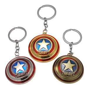 Yeni Metal Marvel Avenger kaptan amerika kalkanı anahtarlık örümcek adam demir adam maske anahtarlık oyuncak Hulk Anime anahtarlık anahtar hediye oyuncak - Product Image 3