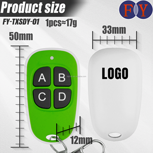 Top Choice 433MHz 4 pulsante codice personalizzabile a distanza supporta l'abbinamento Multi dispositivo per porte da Garage - Product Image 6