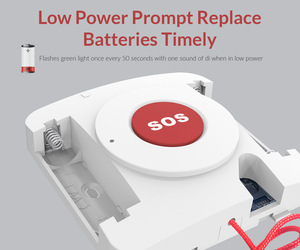 ワイヤレスSOS医療警報システムパニックボタン - Product Image 4