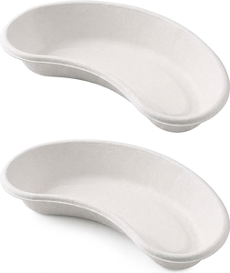 Penjualan Laris 700ml Nampan Medis Sekali Pakai dari Pulp Biodegradable untuk Rumah Sakit - Product Image 3