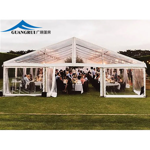 Đám cưới ngoài trời tổ chức sự kiện lều rõ ràng mái đầu nhiệm vụ nặng nề trong suốt tán Kích thước 20x20m 20x30m 40x100m biểu tượng tùy chỉnh - Product Image 5