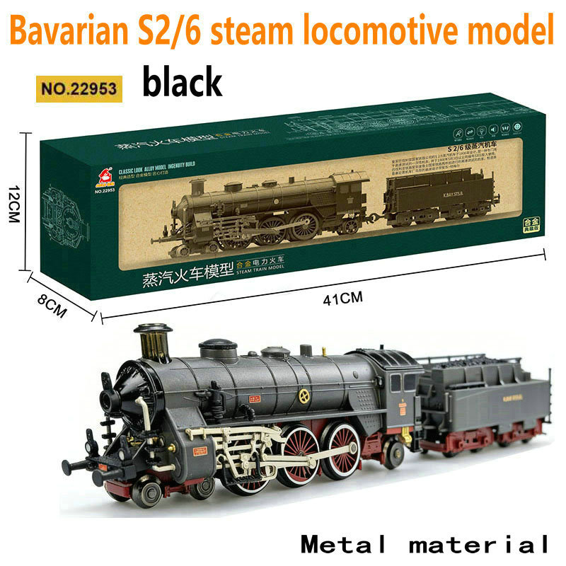 22953 Black steam locomotive engine