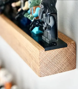 Mini con số hiển thị tường giá gỗ treo tường Minifigures hiển thị kệ gỗ <span class=keywords><strong>LEGO</strong></span> thanh kệ - Product Image 3