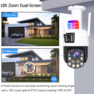 XMEYE เลเซอร์บันทึก Wi-Fi ขนาด5นิ้วกล้องรักษาความปลอดภัยกลางแจ้งพร้อมหน้าจอคู่กล้อง IP PTZ ซูมออปติคอล18X - Product Image 4