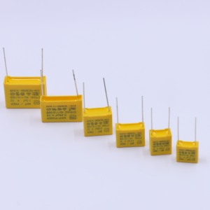 具有竞争力的价格紧凑设计安全薄膜电容器Mkp X2 0.1uf 0.82uf 0.68uf 275v 310v电容器 - Product Image 1